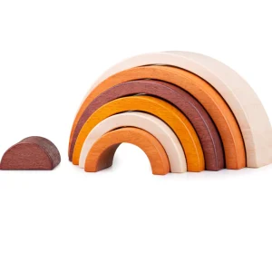 Outlet Natural Stacking Rainbow Wooden Puzzles And Activity Toys | Traditional Wooden Toys