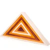 Fashion Natural Wooden Stacking Triangles Traditional Wooden Toys | Montessori Toys