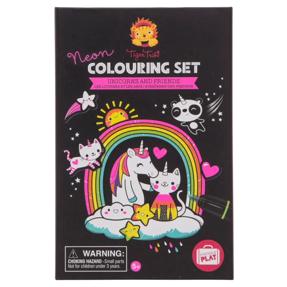 neon_colouring_set__unico_0.webp Fashion Neon Colouring Set – Unicorns and Friends Kids Arts And Crafts Sets For Kids