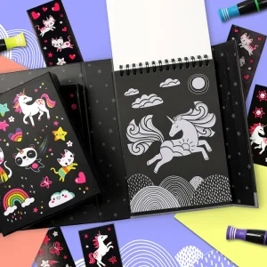 Fashion Neon Colouring Set – Unicorns and Friends Kids Arts And Crafts Sets For Kids