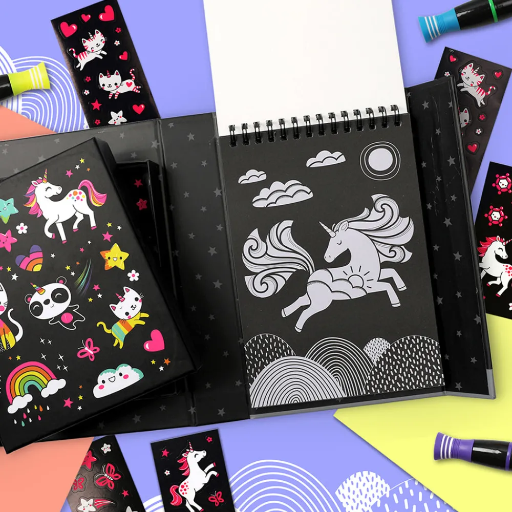 neon_colouring_set__unico_1.webp Fashion Neon Colouring Set – Unicorns and Friends Kids Arts And Crafts Sets For Kids