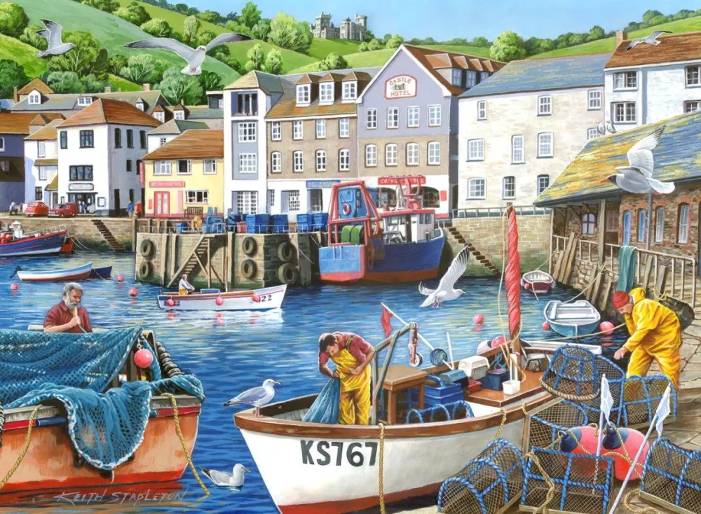 no__busy_harbour___piece__0.webp Discount No.12 – Busy Harbour – 1000 Piece Jigsaw Puzzle Children's Wooden Puzzles