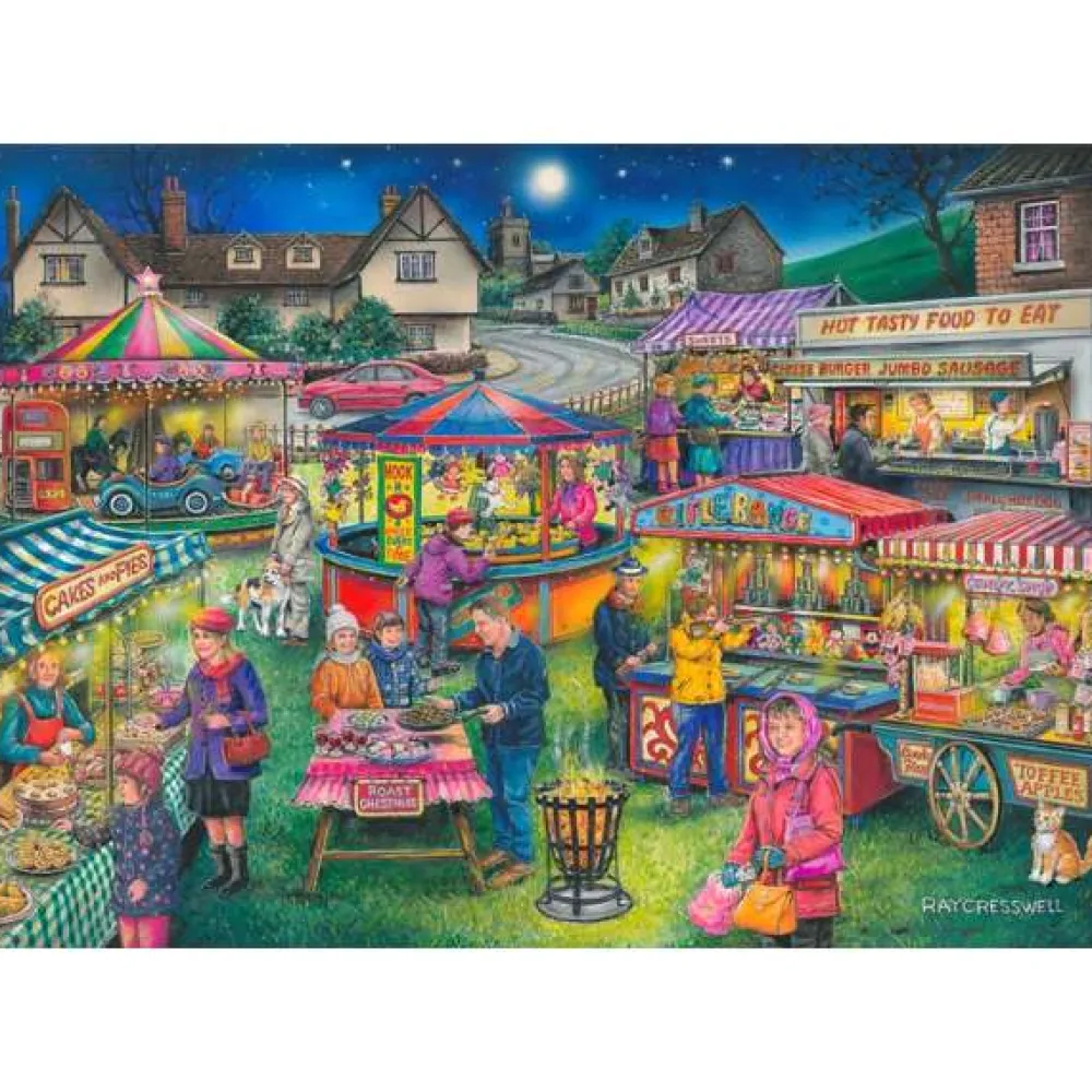 no__village_fayre___piece_0.webp Fashion No.13 – Village Fayre – 1000 Piece Jigsaw Puzzle Children's Wooden Puzzles