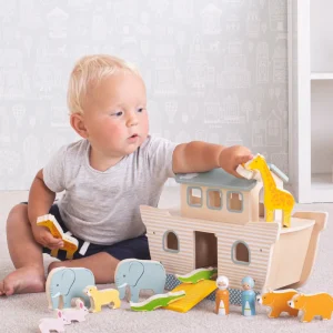 Discount Noah’s Ark – 100% responsibly sourced wood Wooden Animal Toys | Shape Sorter Toys