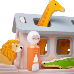 Discount Noah’s Ark – 100% responsibly sourced wood Wooden Animal Toys | Shape Sorter Toys