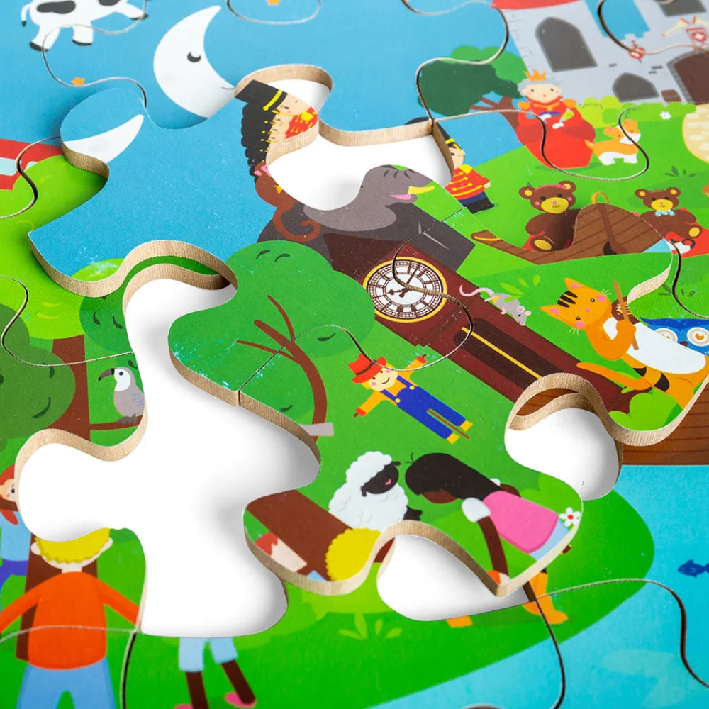 nursery_rhyme_floor_puzzl_4.webp Best Nursery Rhyme Floor Puzzle (48pc) Wooden Puzzles And Activity Toys | Children's Wooden Puzzles