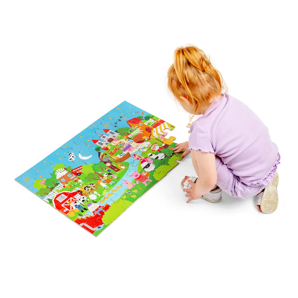 nursery_rhyme_floor_puzzl_8.webp Best Nursery Rhyme Floor Puzzle (48pc) Wooden Puzzles And Activity Toys | Children's Wooden Puzzles
