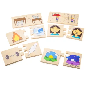 Hot Opposites Wooden Puzzles And Activity Toys | Activity Toys & Games