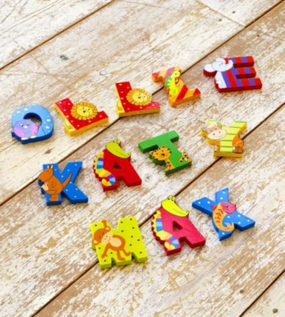 orange_tree_toys_painted__1.webp Outlet Painted Wooden Letters Kids Kids Room Accessories | Kids Learning Numbers And Letter