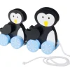 Fashion Wooden Pull Along Penguins Traditional Wooden Toys | Wooden Push And Pull Along Toys