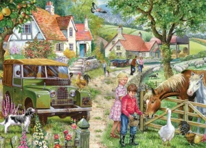 Clearance Orchard Farm – 1000 Piece Jigsaw Puzzle Children's Wooden Puzzles