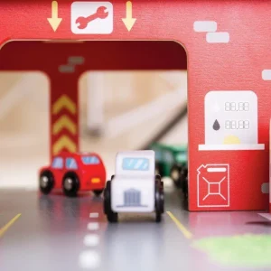 Discount Park & Play Garage Traditional Wooden Toys | Wooden Toy Cars For Children