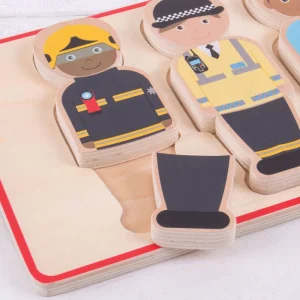 Outlet People Who Help Us Puzzle Wooden Puzzles And Activity Toys | Children's Wooden Puzzles