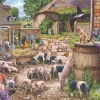 Fashion Piglet Pandemonium – BIG 250 Piece Jigsaw Puzzle Children's Wooden Puzzles
