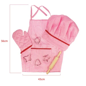 Outlet Pink Chef’s Set Wooden Toy Food Sets