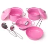 Fashion Pink Cookware Pretend Play Kitchens