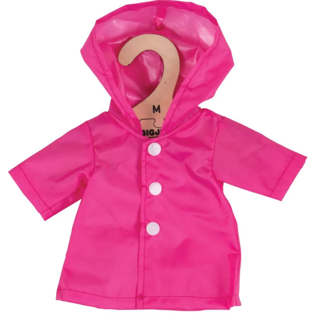 pink_raincoat_for_size_me_0.webp Clearance Pink Raincoat (for Size Medium Doll) Soft Rag Dolls | Soft Toys