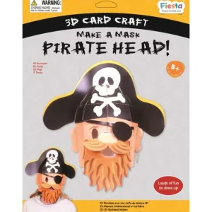 Fashion Pirate 3D Mask Card Craft Kids Arts And Crafts Sets For Kids