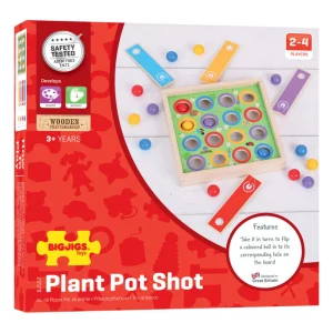 Online Plant Pot Shot Traditional Wooden Games