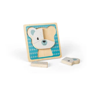 Outlet Polar Bear Chunky Puzzle Wooden Puzzles And Activity Toys | Children's Wooden Puzzles