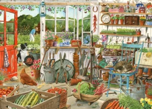 Hot Potting Shed – 1000 Piece Jigsaw Puzzle Children's Wooden Puzzles