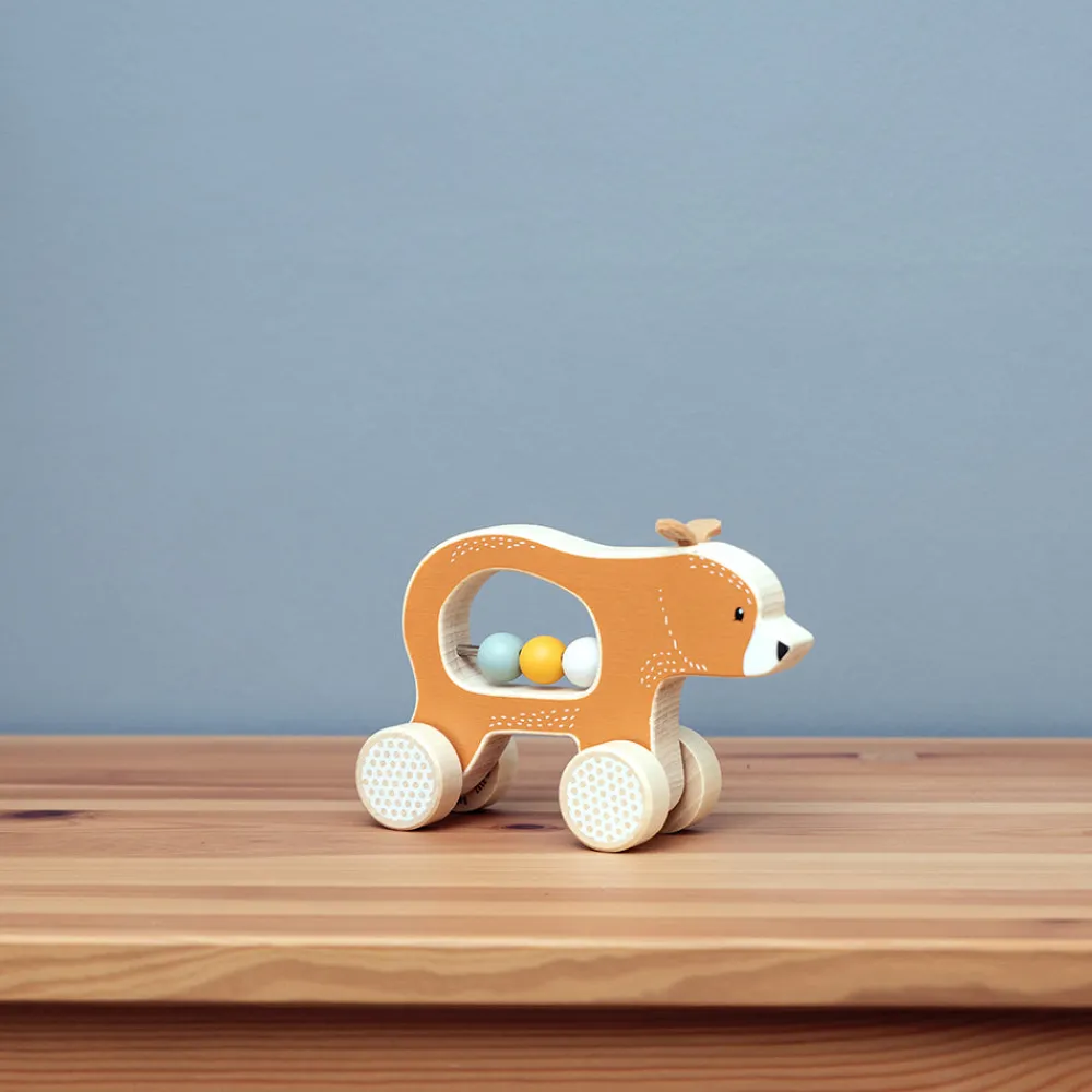 push_along_bear_3.webp Fashion Push Along Bear Wooden Push And Pull Along Toys