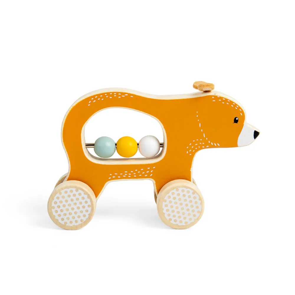 push_along_bear_4.webp Fashion Push Along Bear Wooden Push And Pull Along Toys