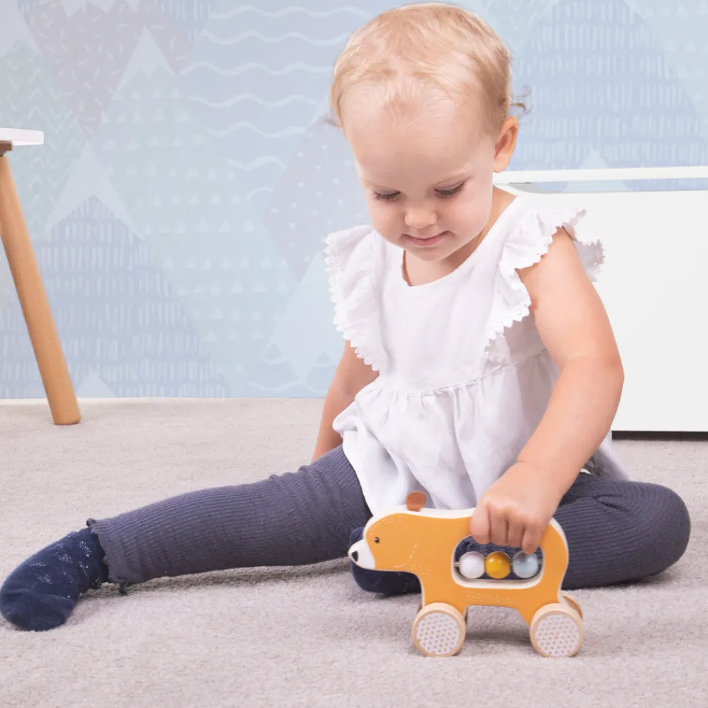 push_along_bear_7.webp Fashion Push Along Bear Wooden Push And Pull Along Toys