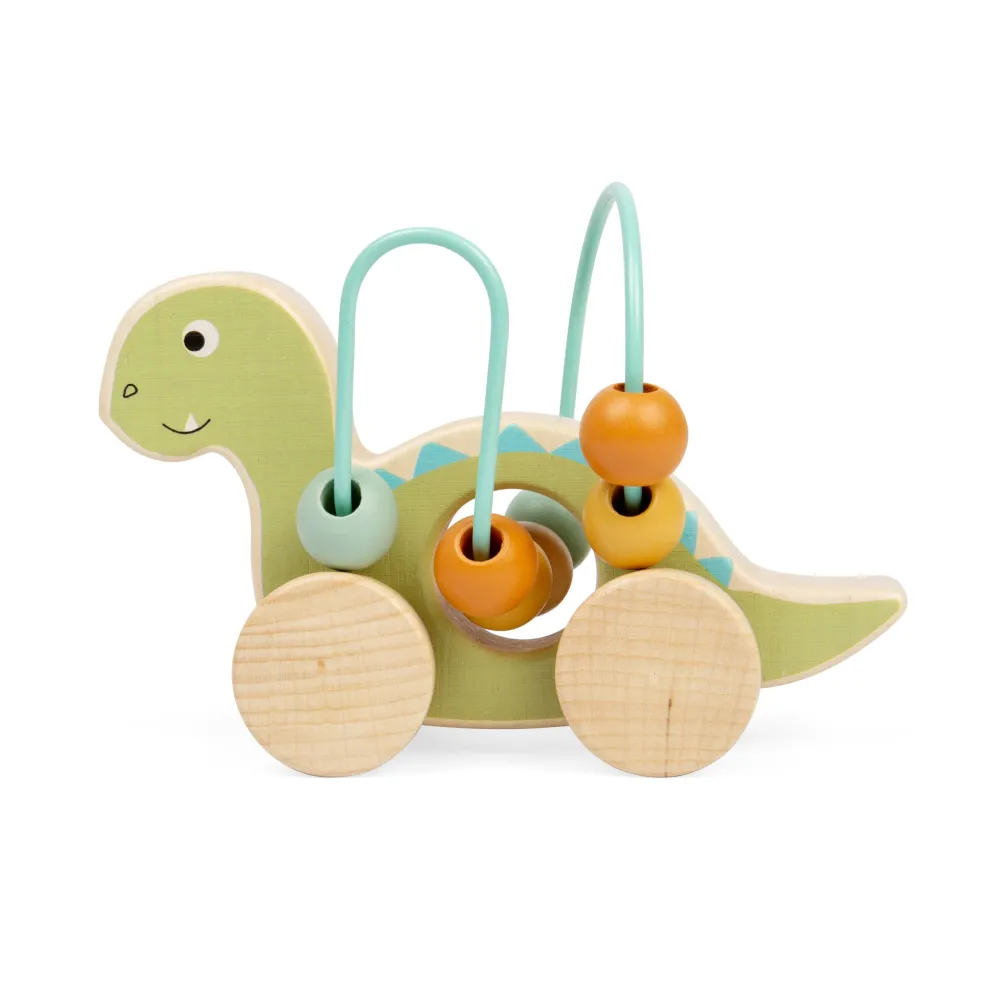 push_along_diplodocus_bea_0.webp New Push Along Diplodocus Bead Frame Traditional Wooden Toys | Wooden Push And Pull Along Toys