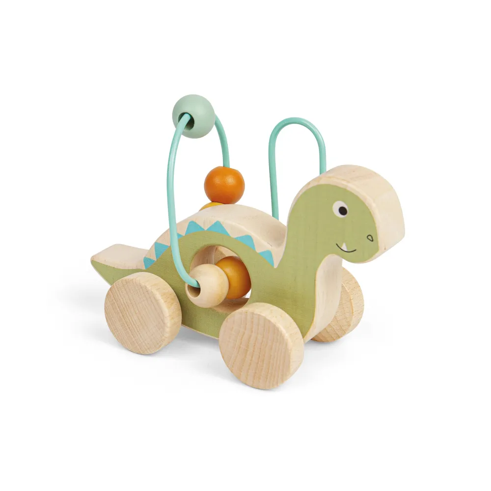 push_along_diplodocus_bea_1.webp New Push Along Diplodocus Bead Frame Traditional Wooden Toys | Wooden Push And Pull Along Toys