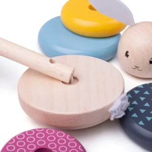 Clearance Rabbit Stacking Rings – 100% responsibly sourced wood Wooden Puzzles And Activity Toys | Traditional Wooden Toys