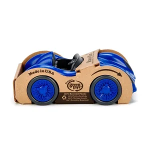 Fashion Racing Car (Blue) Wooden Toy Cars For Children