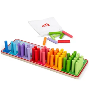 Fashion Rainbow Counting Sticks Kids Kids Learning Numbers And Letter