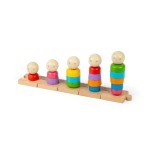 Outlet Rainbow Family Wooden Puzzles And Activity Toys | Traditional Wooden Toys