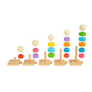 Outlet Rainbow Family Wooden Puzzles And Activity Toys | Traditional Wooden Toys