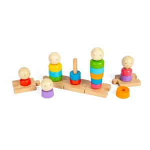 Outlet Rainbow Family Wooden Puzzles And Activity Toys | Traditional Wooden Toys