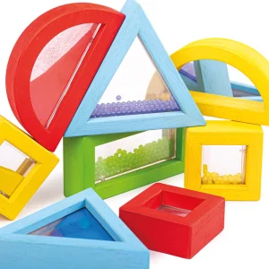 Hot Rainbow Sensory Shapes Wooden Puzzles And Activity Toys | Traditional Wooden Toys