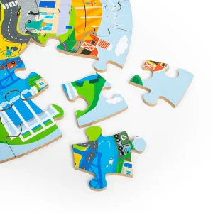 Fashion Recycling Circular Floor Puzzle (50pc) Wooden Puzzles And Activity Toys | Children's Wooden Puzzles