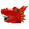 Hot Red Dragon 3D Mask Card Craft Kids Arts And Crafts Sets For Kids