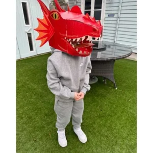 Hot Red Dragon 3D Mask Card Craft Kids Arts And Crafts Sets For Kids
