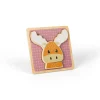 Fashion Reindeer Chunky Puzzle Wooden Puzzles And Activity Toys | Children's Wooden Puzzles