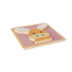 Fashion Reindeer Chunky Puzzle Wooden Puzzles And Activity Toys | Children's Wooden Puzzles