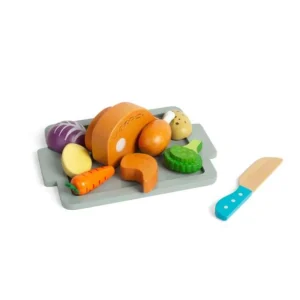 Fashion Roast Dinner Set Wooden Toy Food Sets | Shopping Role Play