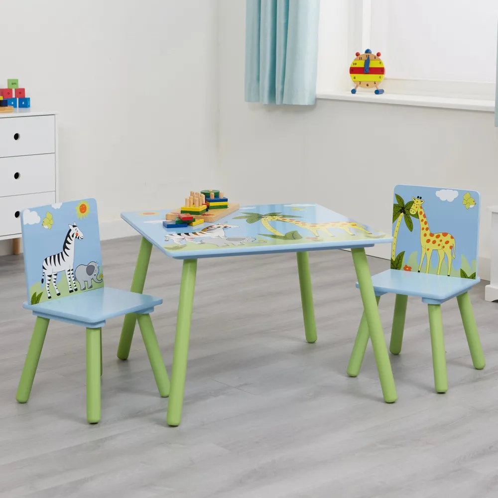 safari_square_table_and_c_0.webp Discount Safari Square Table and Chair Set Kids Kid’s Furniture