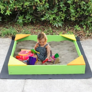 Best Sandpit with Cover Outdoor Garden Toys