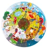 Hot Seasonal Circular Floor Puzzle Wooden Puzzles And Activity Toys | Children's Wooden Puzzles