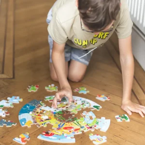 Hot Seasonal Circular Floor Puzzle Wooden Puzzles And Activity Toys | Children's Wooden Puzzles