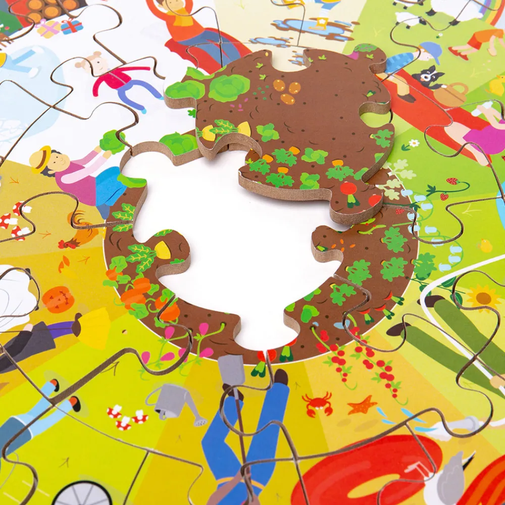 seasonal_circular_floor_p_5.webp Hot Seasonal Circular Floor Puzzle Wooden Puzzles And Activity Toys | Children's Wooden Puzzles