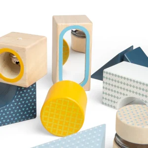 Fashion Sensory Explorer Blocks Wooden Puzzles And Activity Toys | Activity Toys & Games