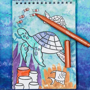New Shimmer Colouring Set – Sea Life Kids Arts And Crafts Sets For Kids